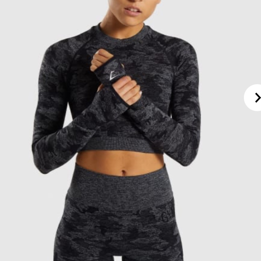 Gymshark camo top